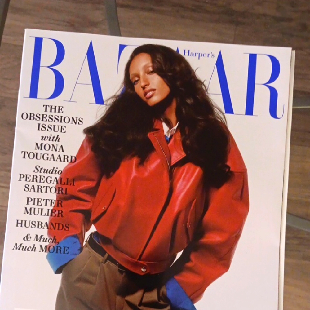 HARPER'S BAZAAR MAGAZINE MONA TOUGAARD  (NEW)
